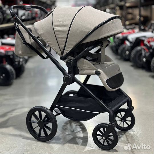 Коляска luxmom A2 бежевый 2 в 1