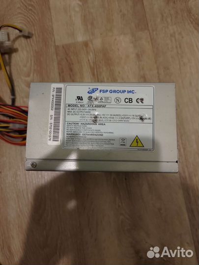 Блок питания 400w fsp