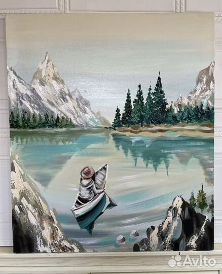 Картина маслом «Лодочник»