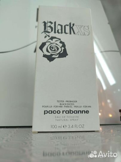 Тестер оригинал paco rabanne Black XS For Men