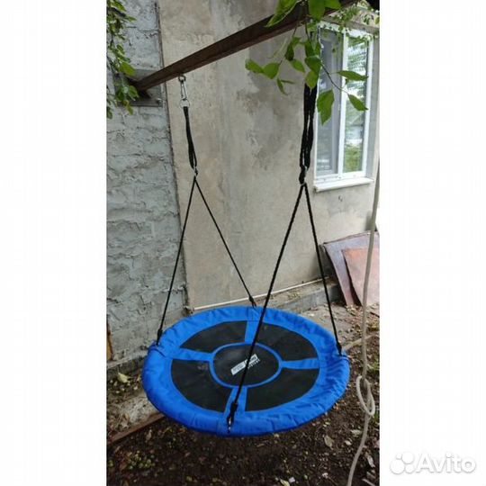 Качели-гнездо 100 см, синее