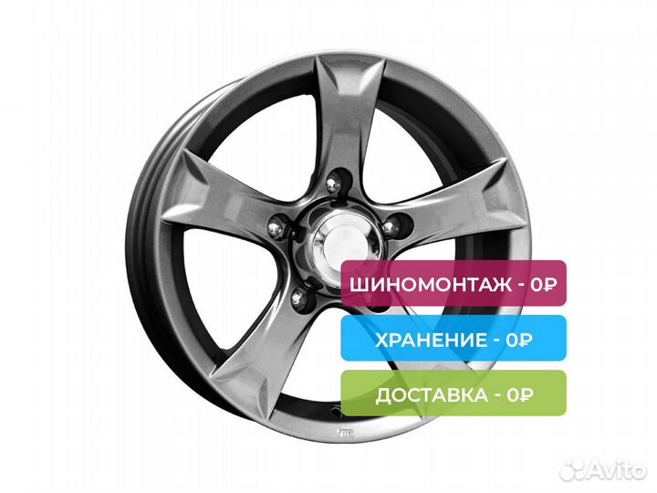 R15 5x139,7 6,5J ET30 D98 K&K KC621 Триал дарк пла