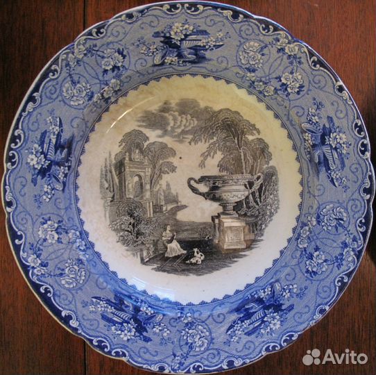 Тарелка середины 19 века (1850-60г.)