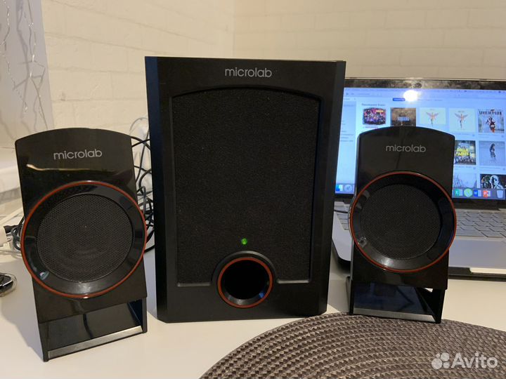 Колонки для компьютера с сабвуфером microlab