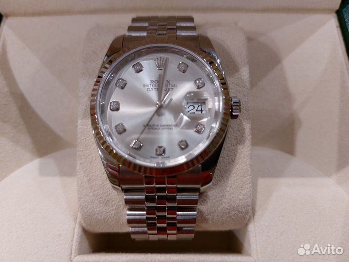 Часы Rolex Datejust II 36mm MOP Dial Diamond