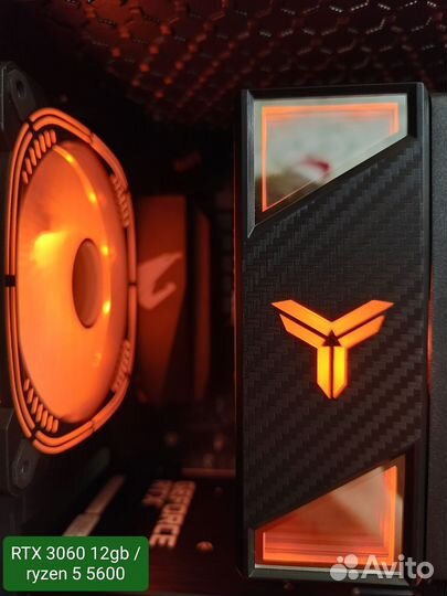 Игровой компьютер rtx 3060 / ryzen 5 5600 / 32 gb