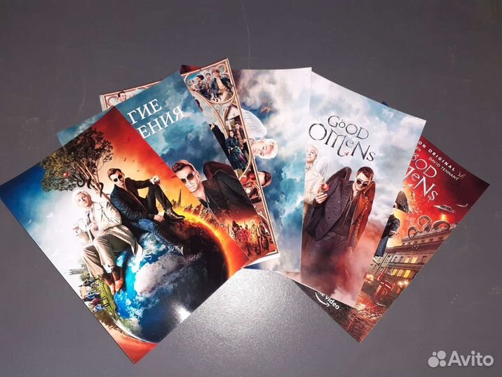 Бокс по сериалу и книге Благие знамения и другим