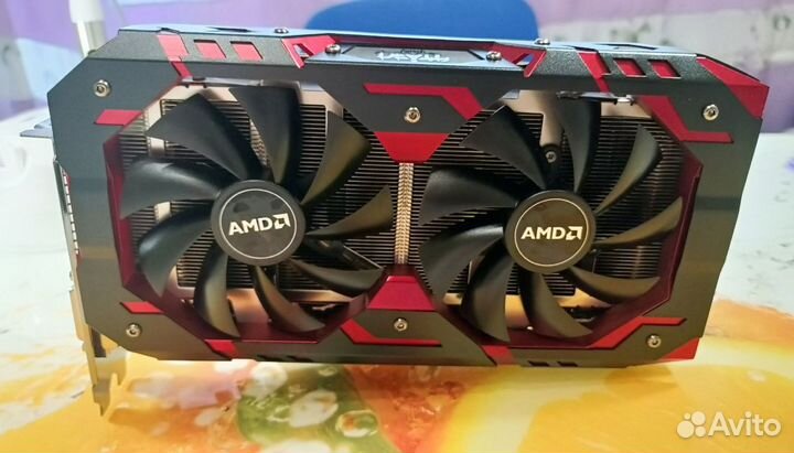 Видеокарта Rx 580 8gb red devil