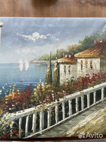 Картина маслом на холсте пейзаж