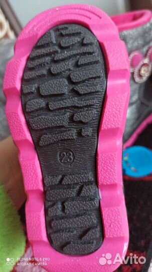 Сапоги для девочки