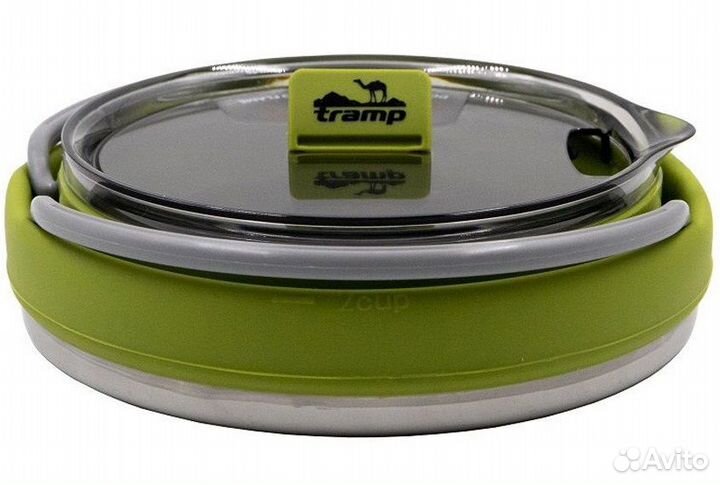 Чайник 1 л. Tramp складной силиконовый с металлич