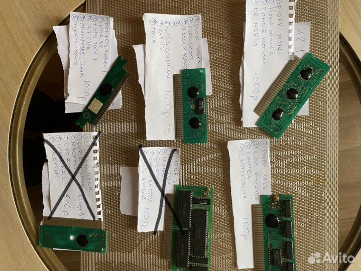 Картриджи для dendy