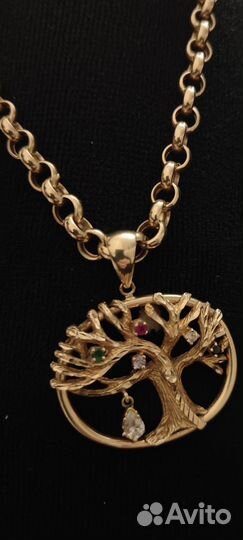 Золотой кулон