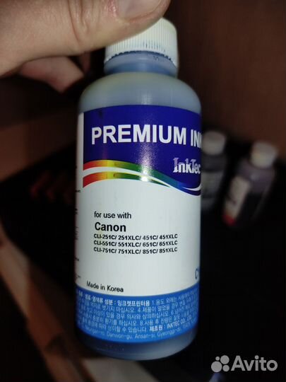 Принтер Canon ip7240 на запчасти + тонер InkTec