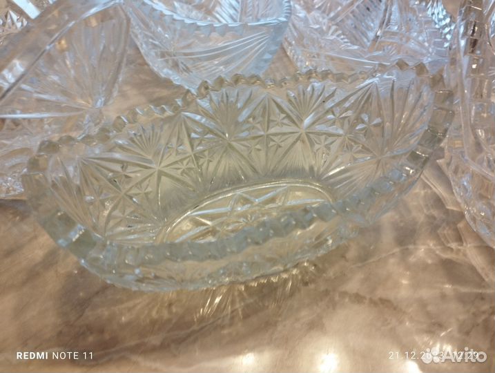 Хрустальная посуда СССР