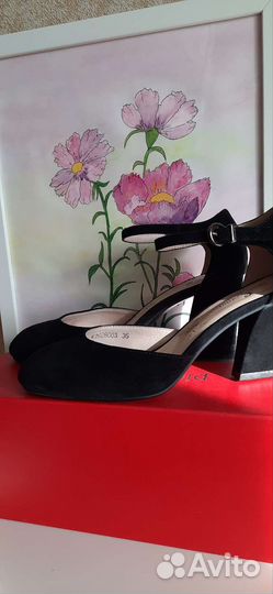 Туфли женские замшевые