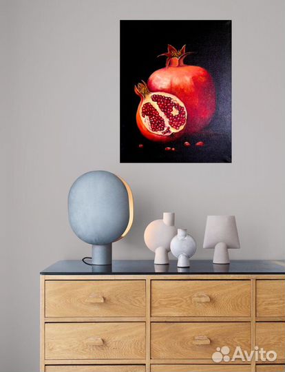 Картина маслом Гранат