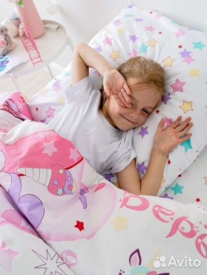 Детское постельное белье 1.5 бу