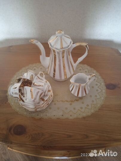 Чайно кофейный сервиз б/ у