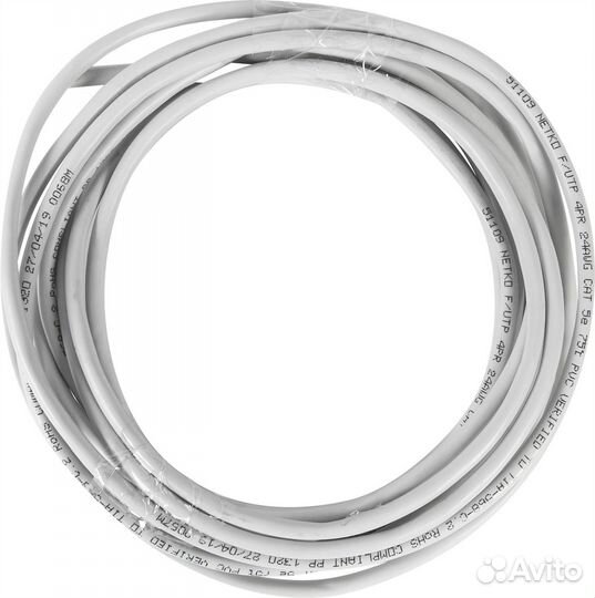 Кабель сетевой Netko FTP4 5e 4x2x0.51 на отрез