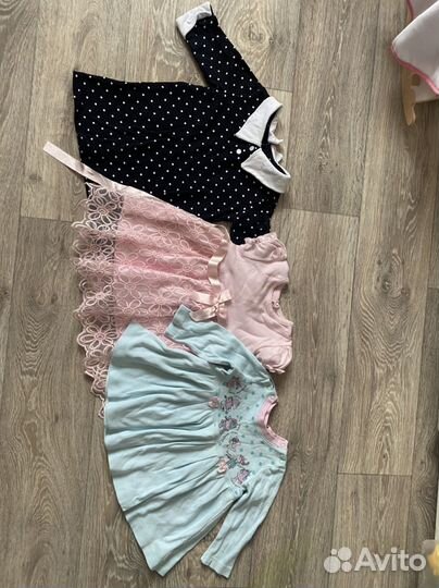 Детские вещи пакетом для девочек 86 92