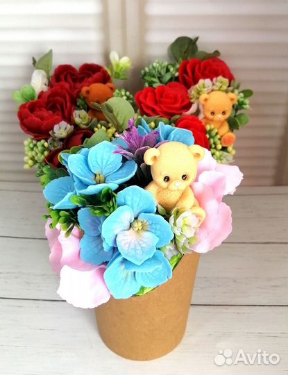 Мыло ручной работы букеты