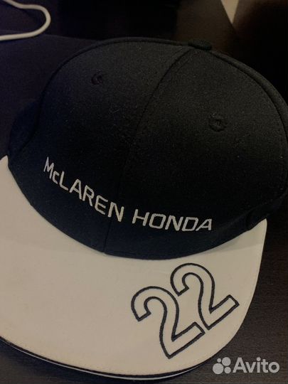Кепка McLaren Honda Jenson Button Flat Peak Cap