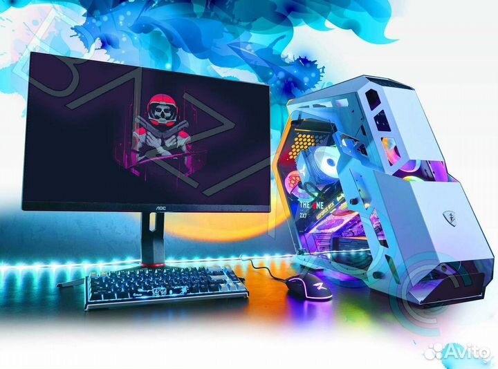 Новый игровой пк Intel Core i5 11600K / RX 7700 XT