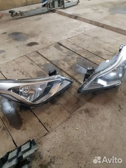 Передние фары и противотуманки hyundai solaris