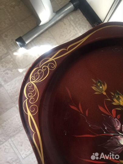 Поднос металлический СССР