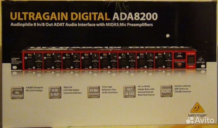 Доп. Аудиоинтерфейс для UMC1820 (+8 ch I/O)