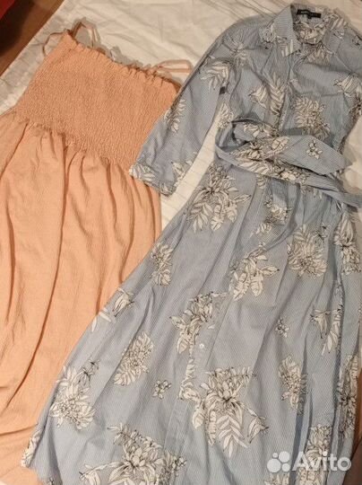 Платья летние hm, modis, раз. 44,48