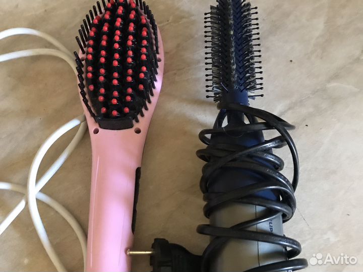 Плойка и расческа доя волос