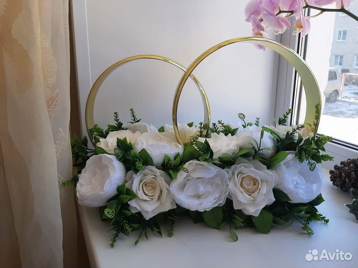 Свадебные украшения для авто