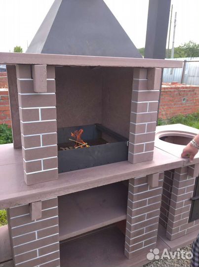 Модульная печь барбекю