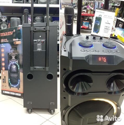 Мощная портативная Party система 1000w 92см 15кг