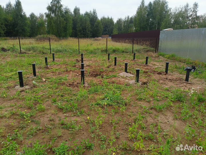 Установка винтовых свай под ключ