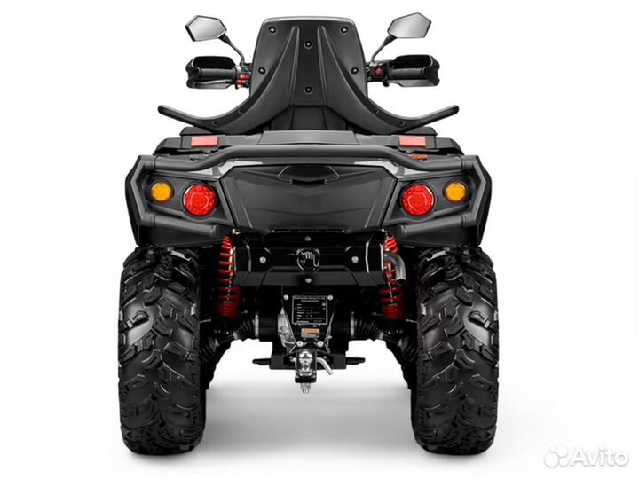 Квадроцикл Odes ATV650 двухместный серый