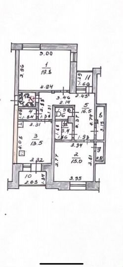 2-к. квартира, 81 м², 1/4 эт.