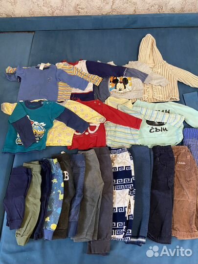 Одежда пакетом на мальчика 62-80