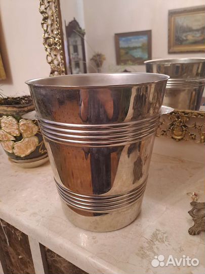 Ведро под шампанское (кальчугинский мельхиор СССР)