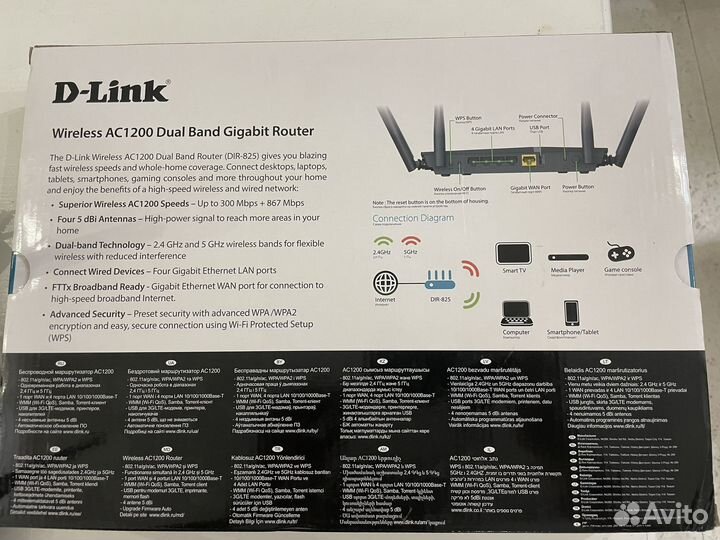 Wifi роутер D link