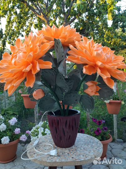 Тройной светильник ручной работы