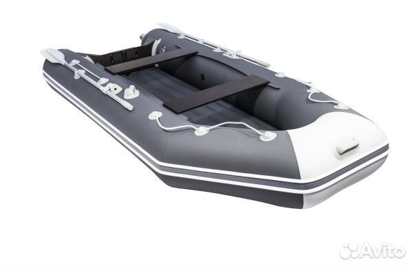 Лодка пвх 3400 нднд графит/светло-серый 