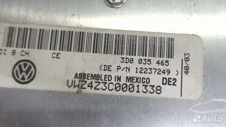 Усилитель звука Volkswagen Phaeton, 2004