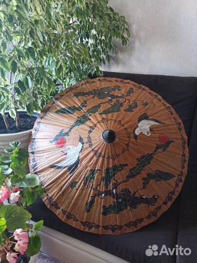 Зонт бамбуковый