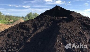 Настоящий чернозём, торфосмесь, плодородный грунт