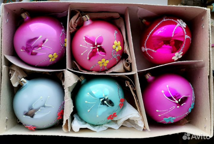 Елочные, новогодние игрушки СССР