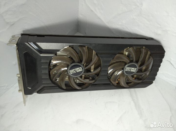 Игровая видеокарта palit GTX 1060 3gb dual