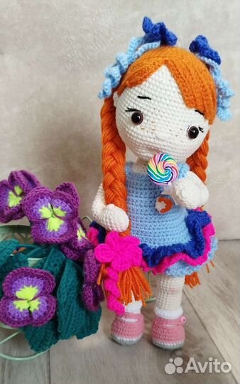 Вязаная кукла крючком